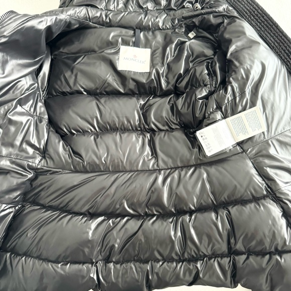Moncler Black Down Rhin Jacket  Size 1 - Picture 12 of 16